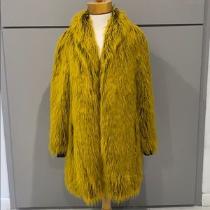Yellow Shag Coat *Rare* Bitching & Junkfood S/M